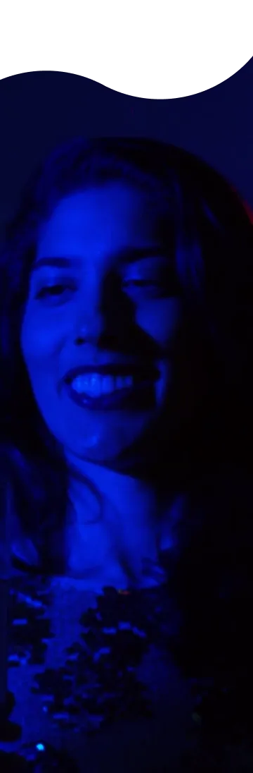 A singer in front of a mirror